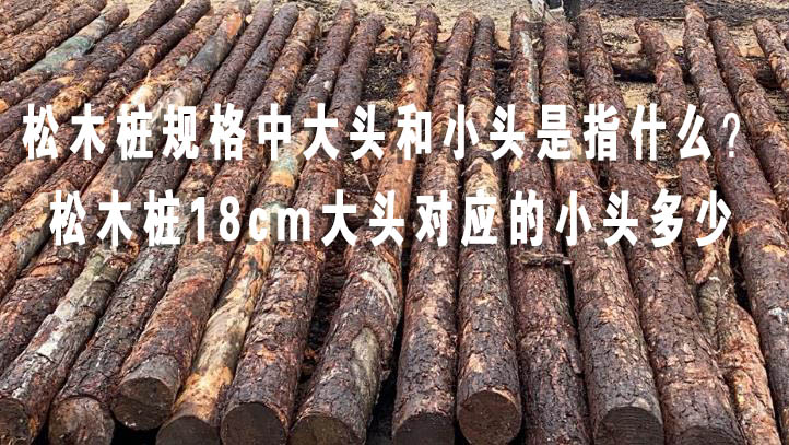 松木樁規(guī)格中大頭和小頭是指什么？松木樁18cm大頭對應(yīng)的小頭多少